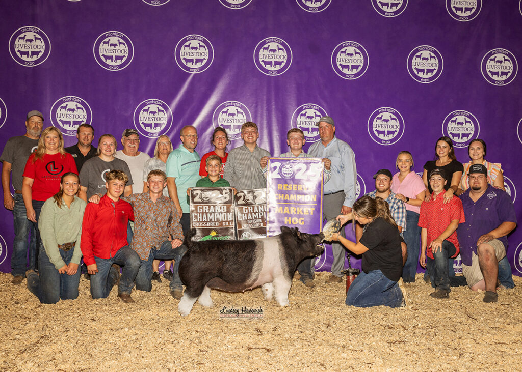 MLE Reserve Grand Champion Market Hog Mason Trattles