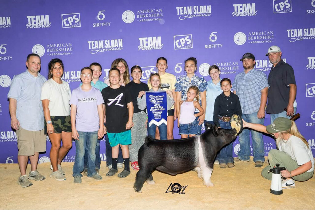 4th Overall Crossbred Barrow 3rd Overall Dark Crossbred Barrow - Team Purebred - Brekyn Dryer