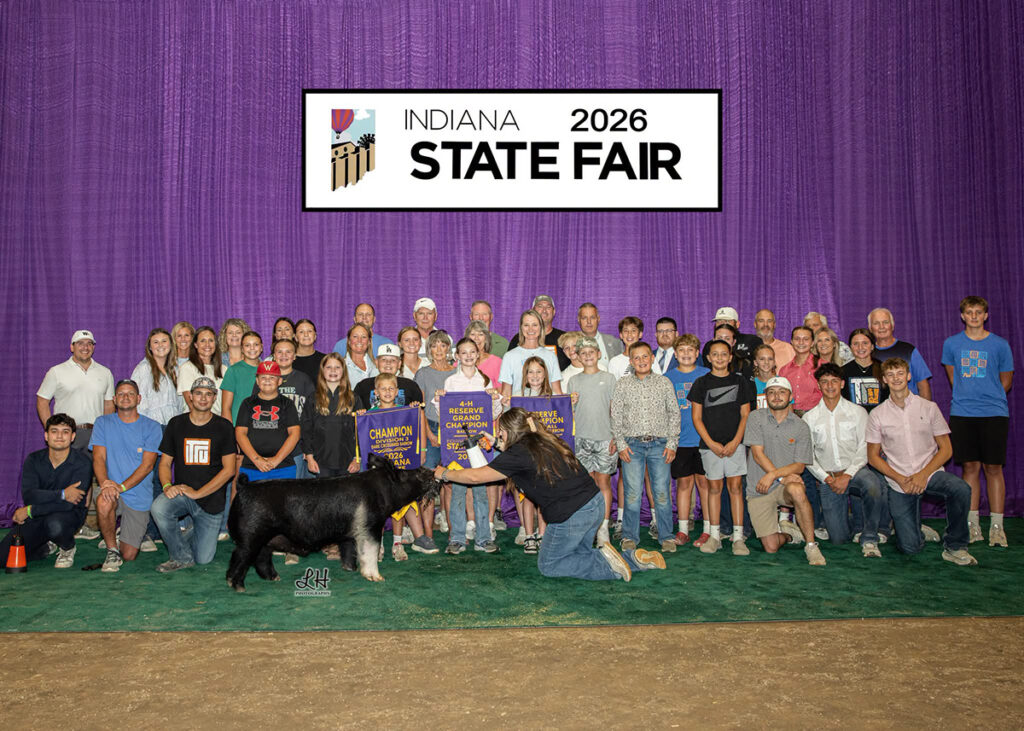 Reserve Grand Champion Overall Barrow - Indiana State Fair - Kinley Merrick